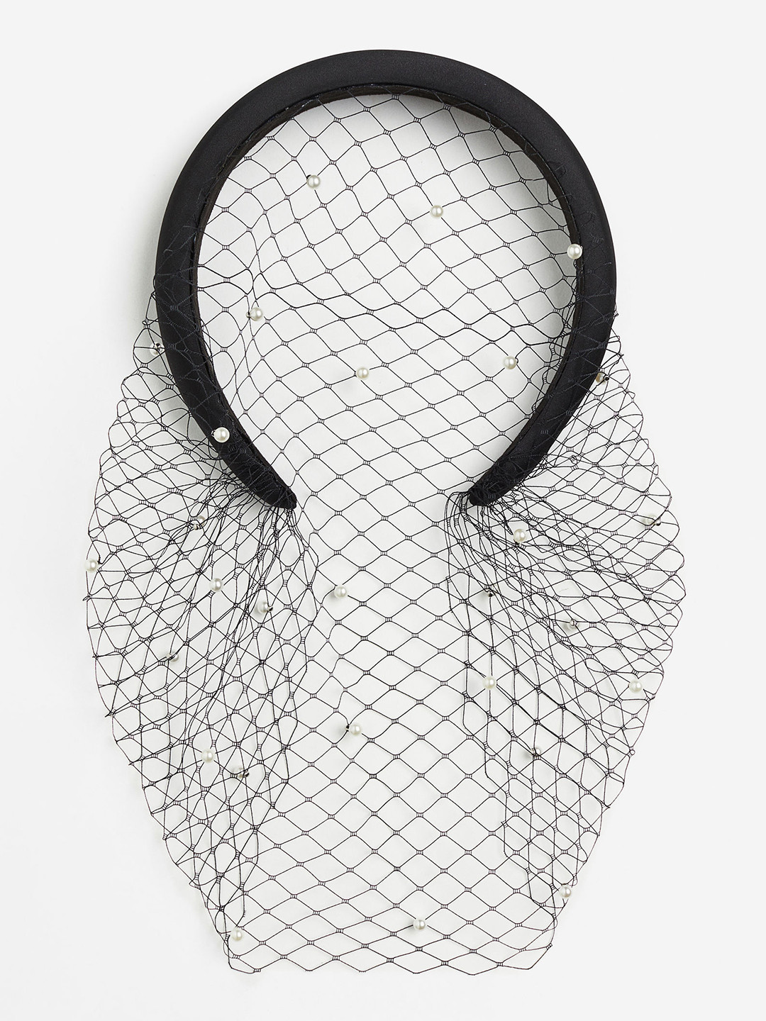 

H&M Veiled Alice Band, Black