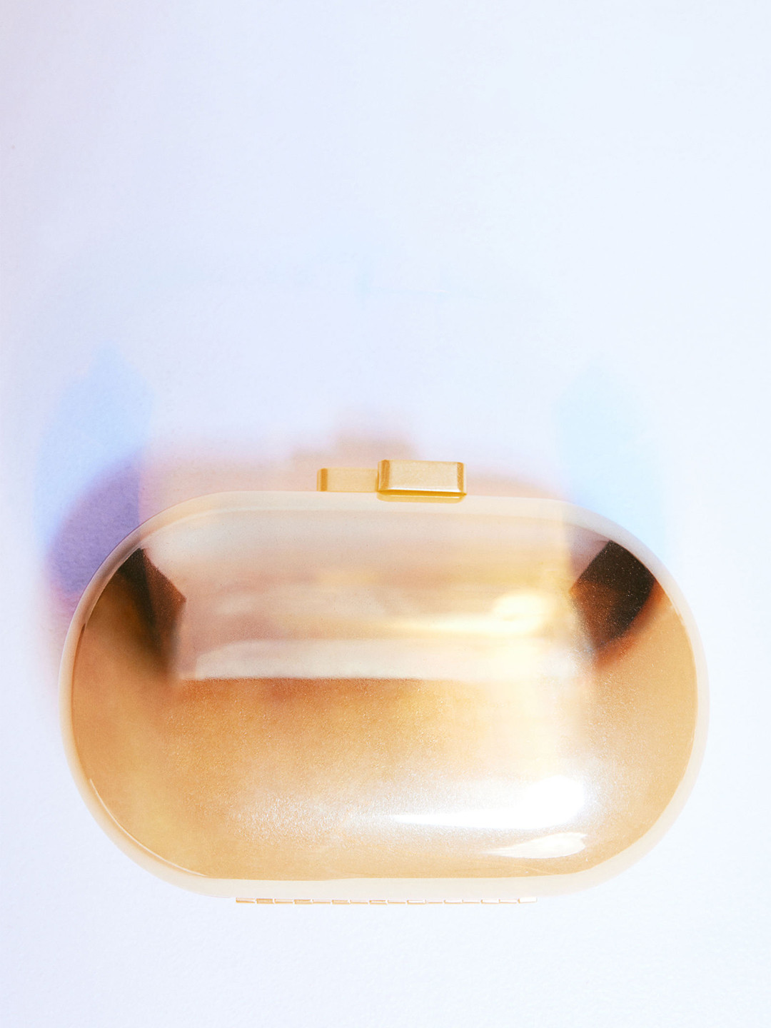 

H&M Metal Clutch, Gold