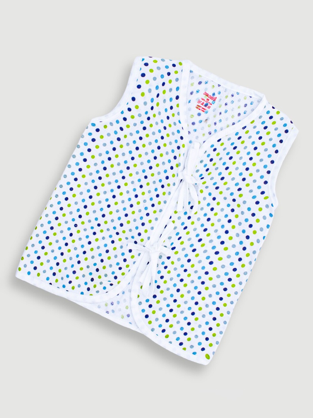 

Born Babies Infants Printed Organic Muslin Cotton Jhabla, Blue