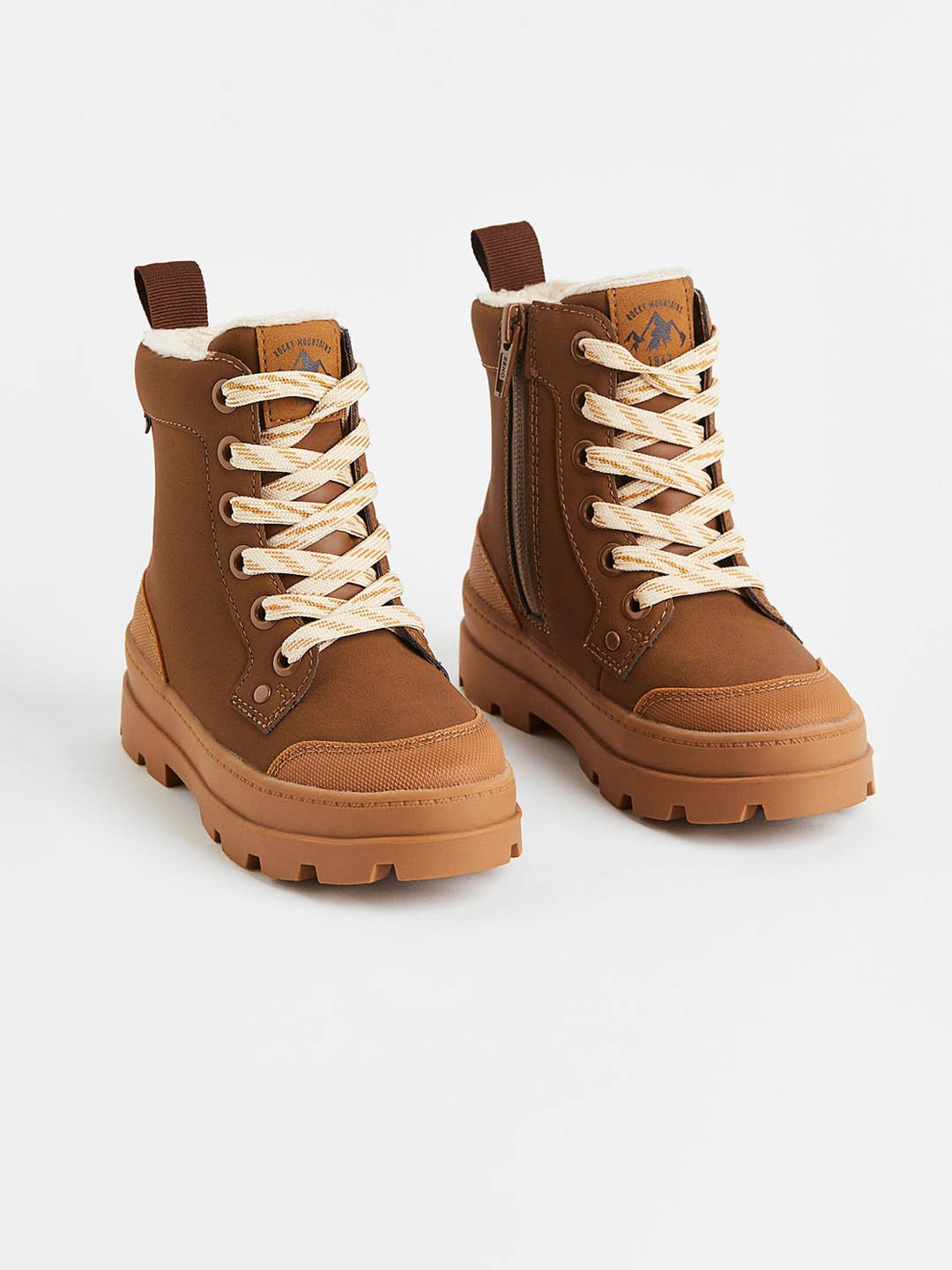 

H&M Girls Waterproof Boots, Brown