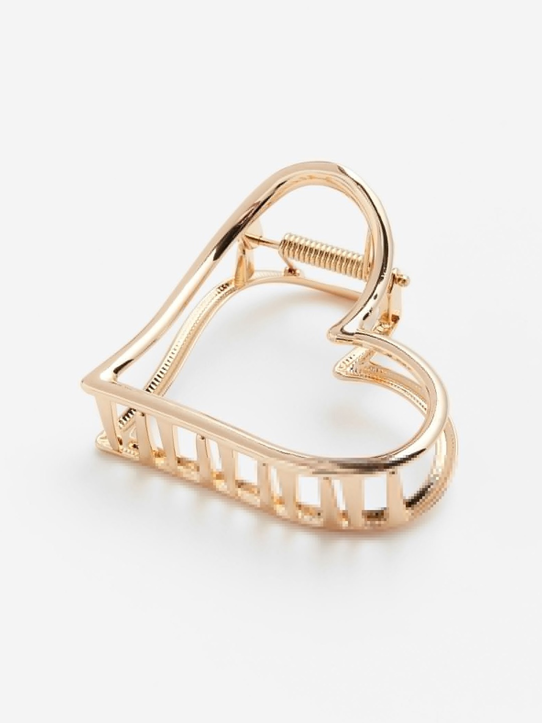

H&M Heart-Shaped Hair Claw, Gold