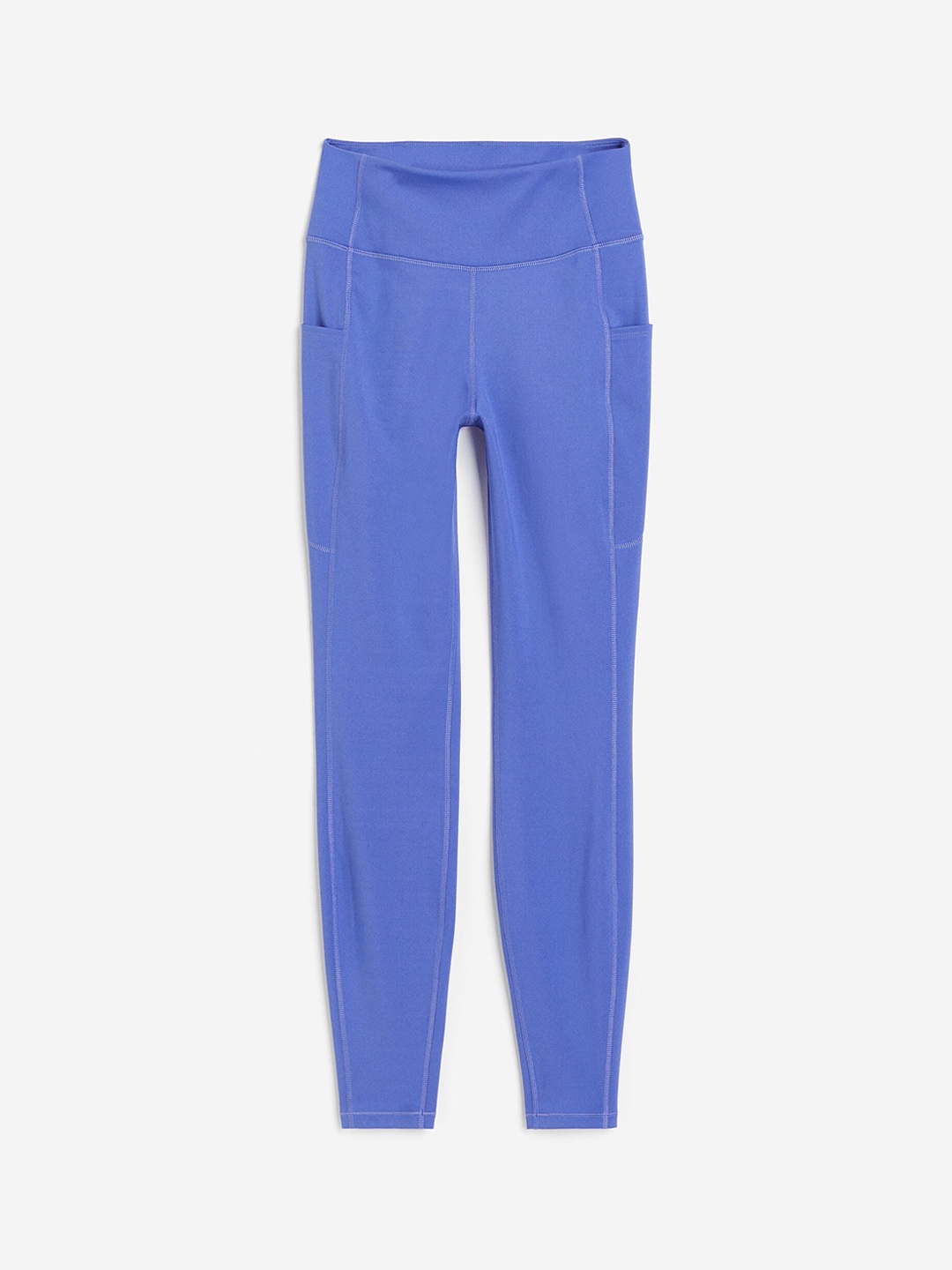 

H&M DryMove Pocket-Detail Sports Tights, Blue