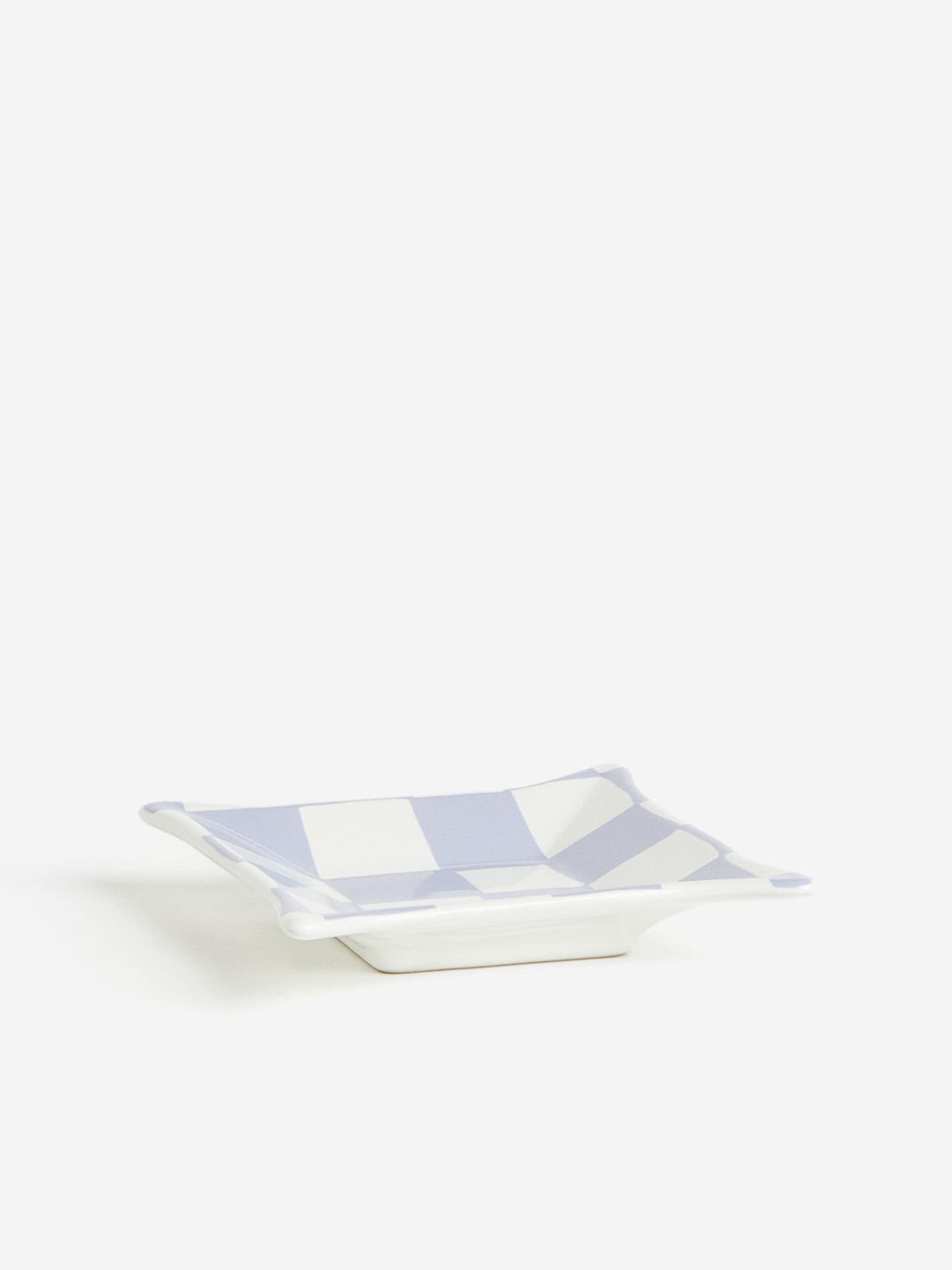 

H&M White & Purple Stoneware Tray
