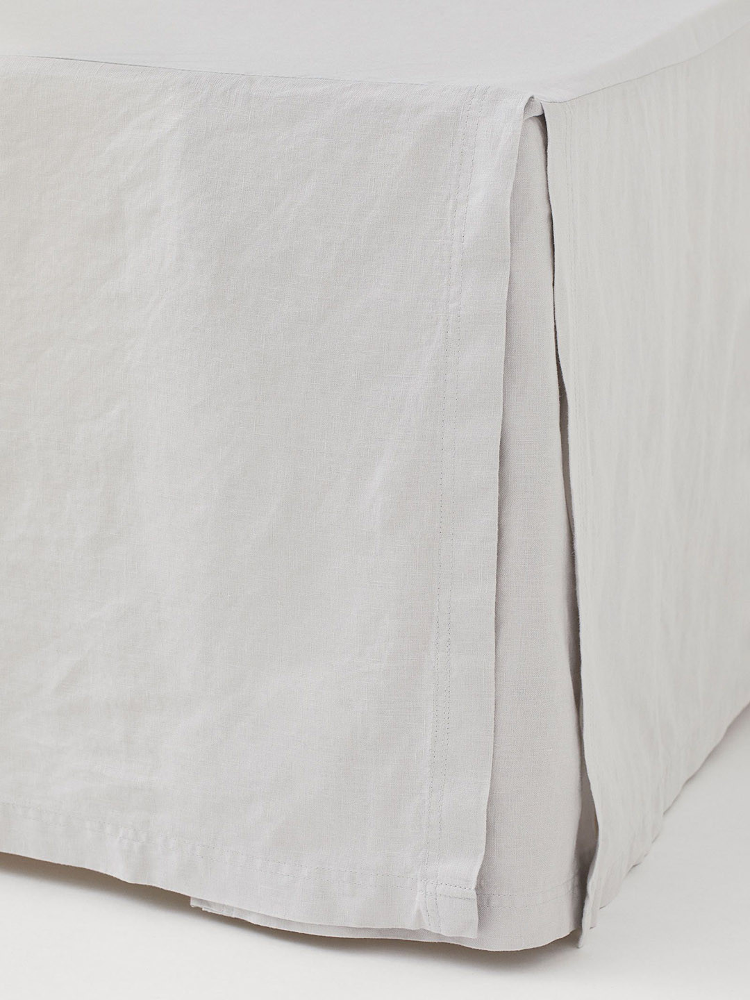

H&M Grey Linen-Blend Valance