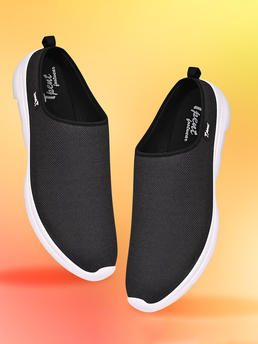 

TPENT Men Lightweight Mesh Comfort Insole Mules, Grey
