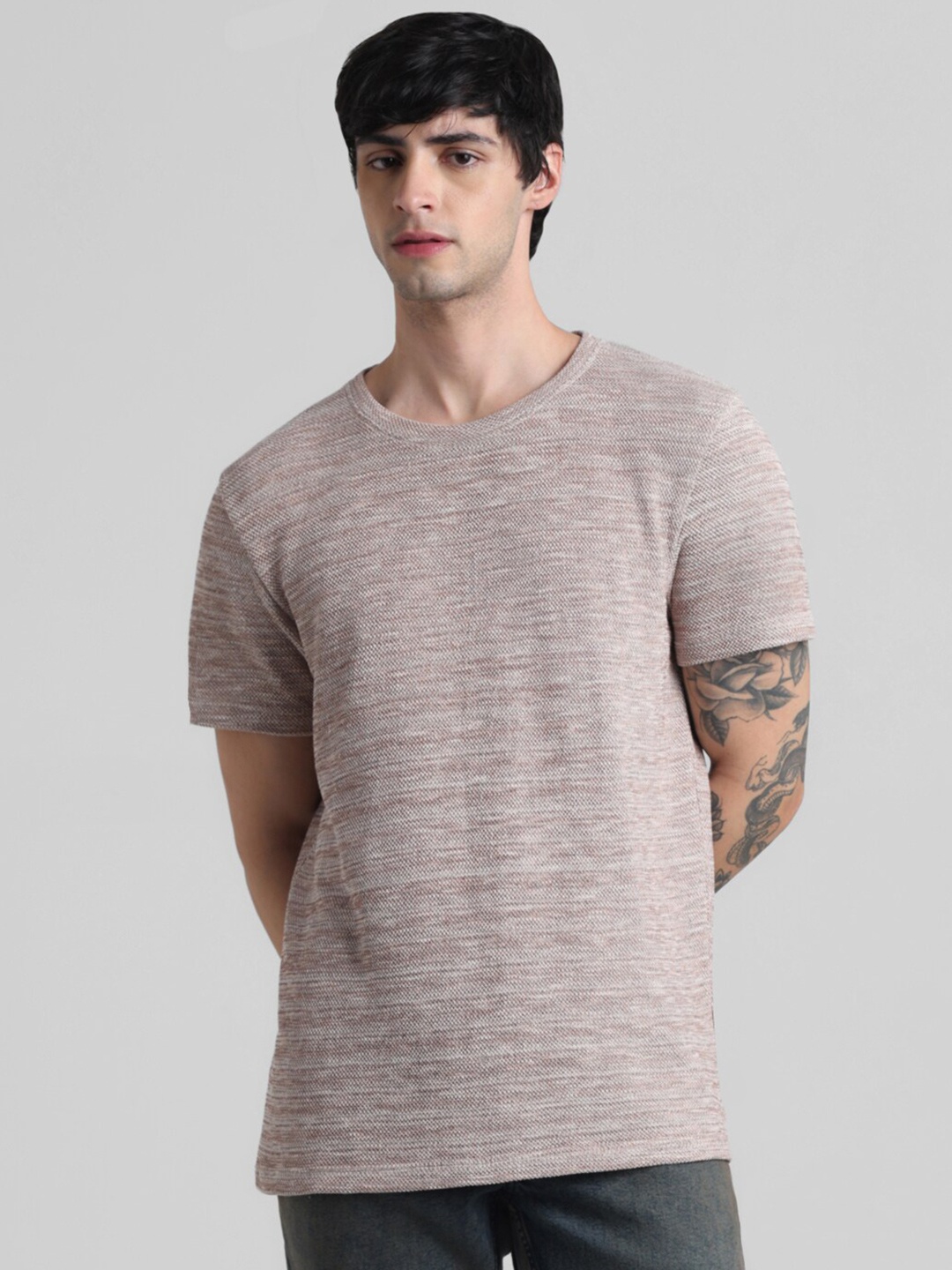

Jack & Jones Round Neck T-shirt, Beige
