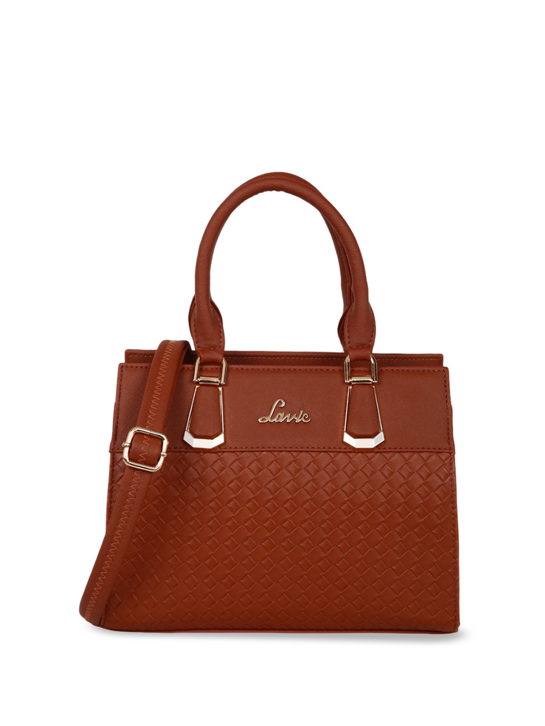 

Lavie Structured Satchel Bag, Tan