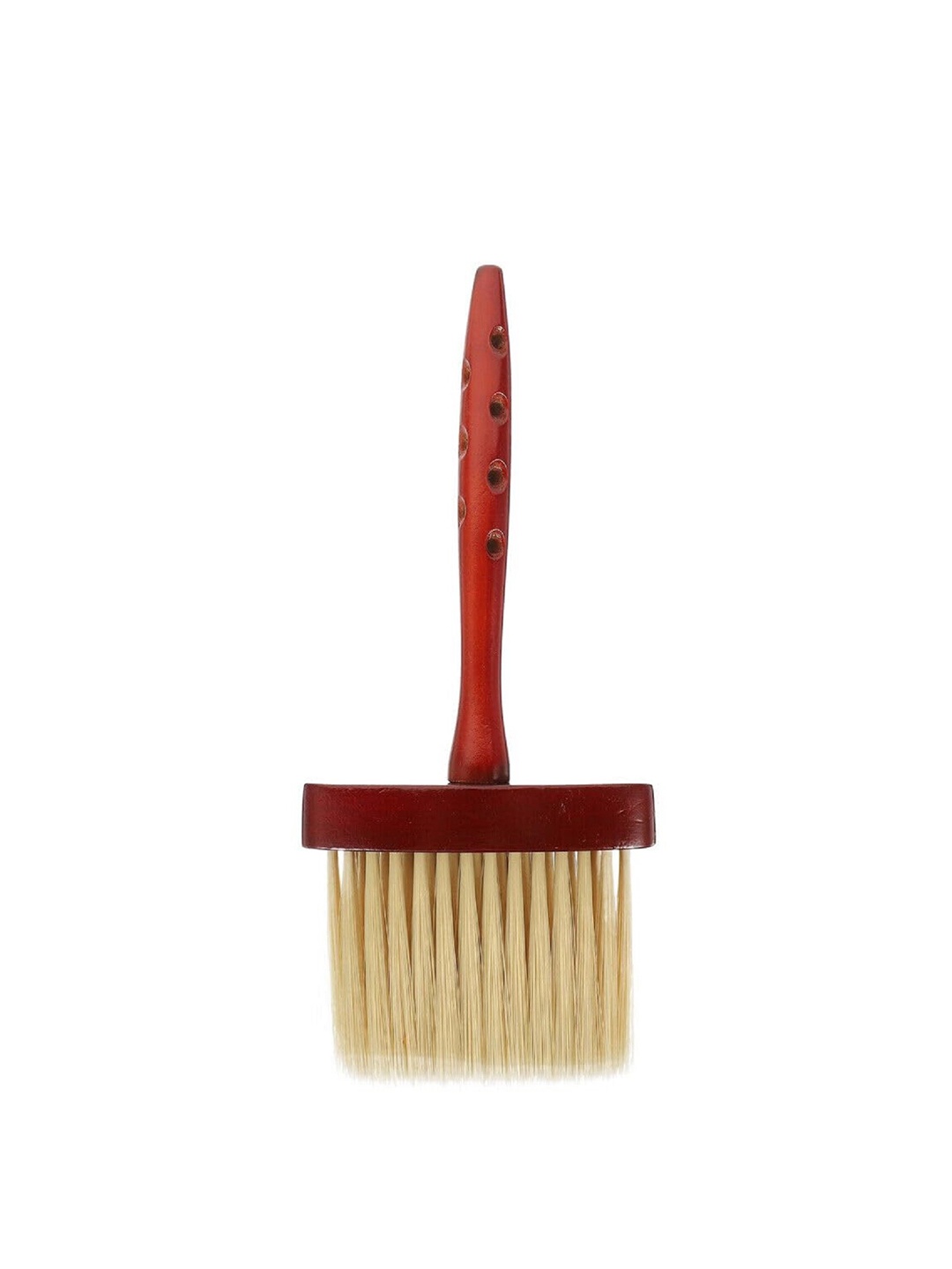 

Beaute Secrets Long Wooden Handle Barber Brush, Red