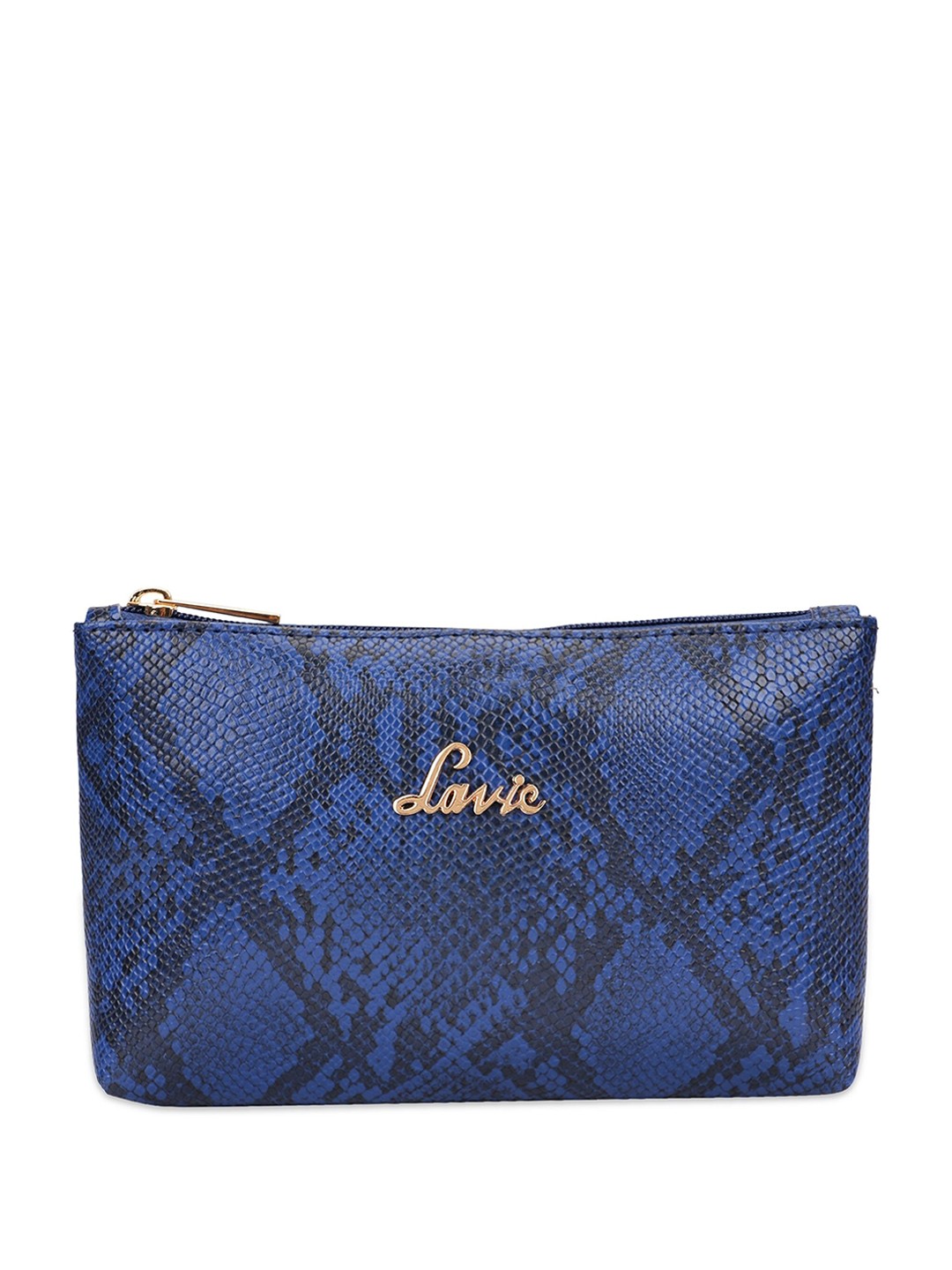 

Lavie Women Textured Travel Pouch, Navy blue