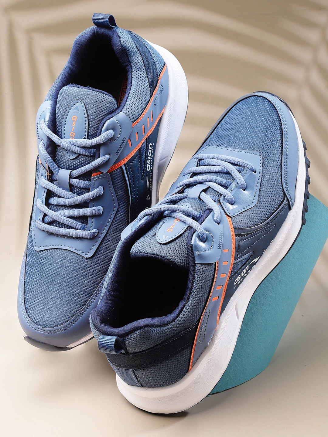 

ASIAN Men Turbo Mesh Running Sports Shoes, Blue