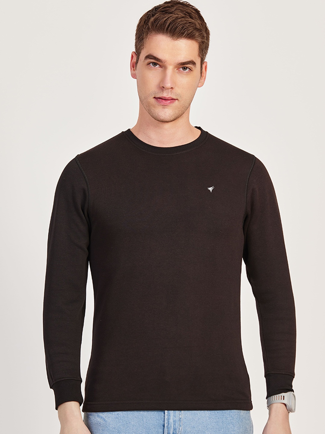 

NEVA Round Neck Thermal Top, Black