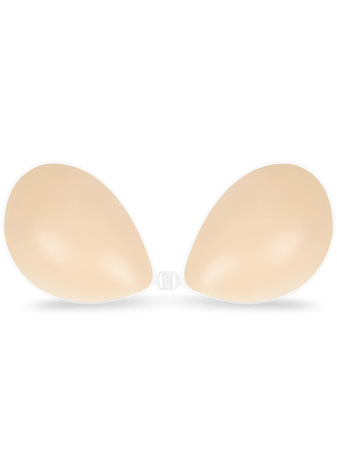 

VAGHBHATT Push-Up Strapless Seamless Half Coverage Transparent Back Bra All Day Comfort, Beige