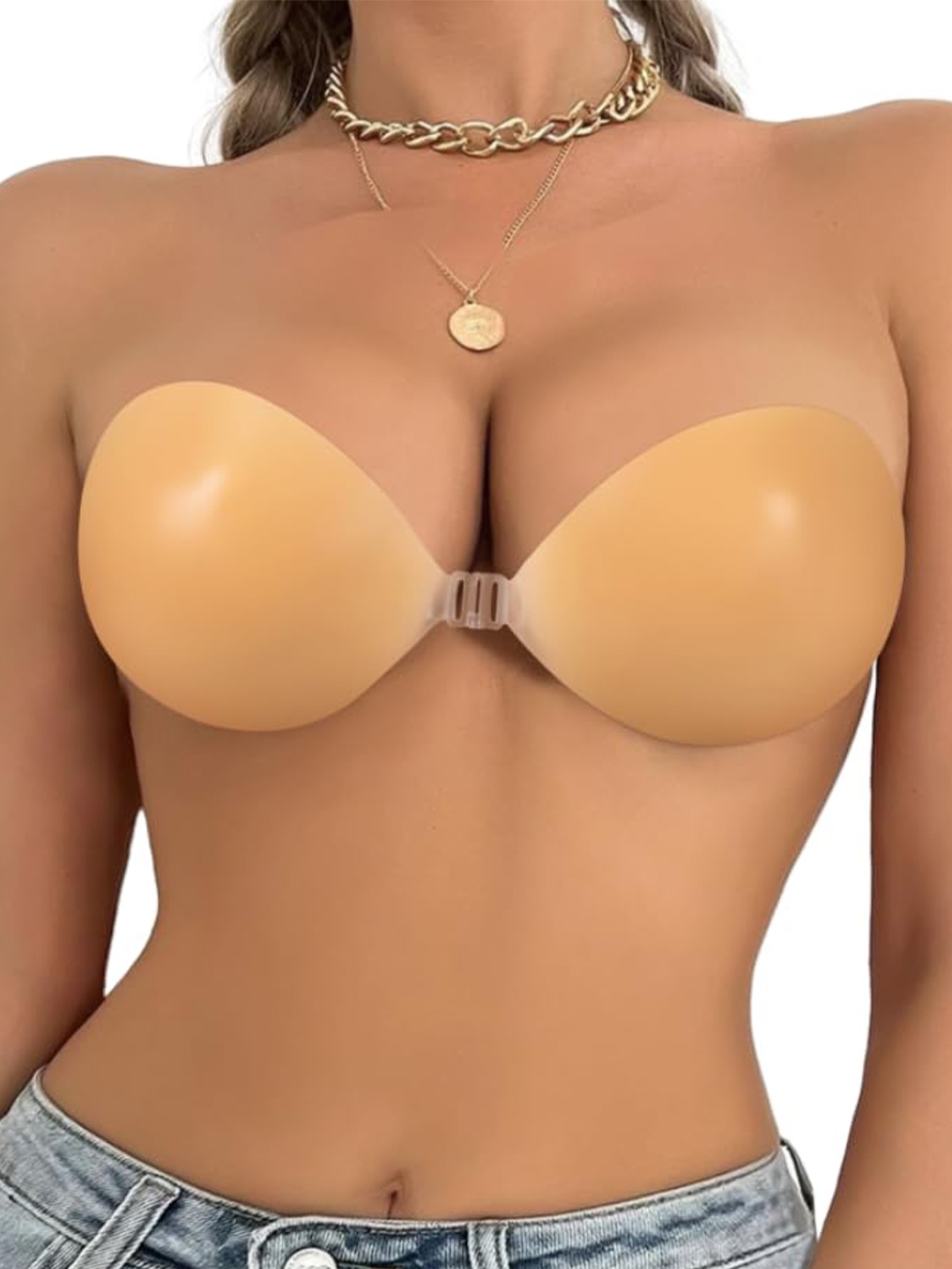 

VAGHBHATT Reusable Silicone Nipple Covers, Beige