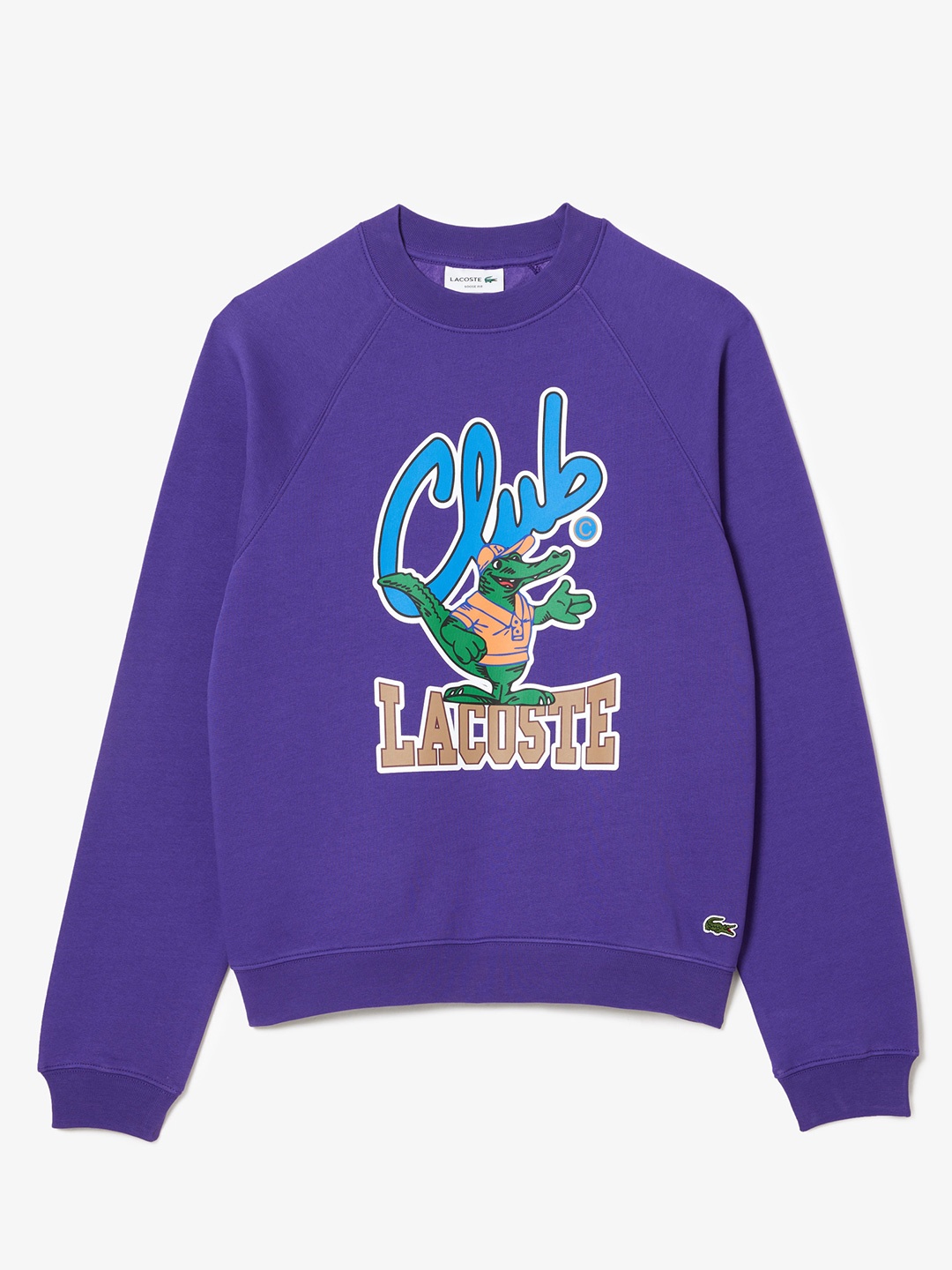 

Lacoste Men Purple Printed Sweatshirt