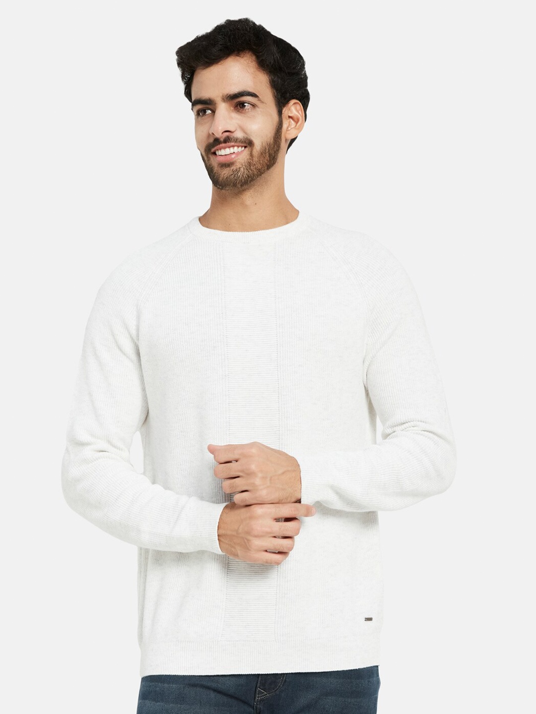 

METTLE Raglan Sleeves Pullover, White
