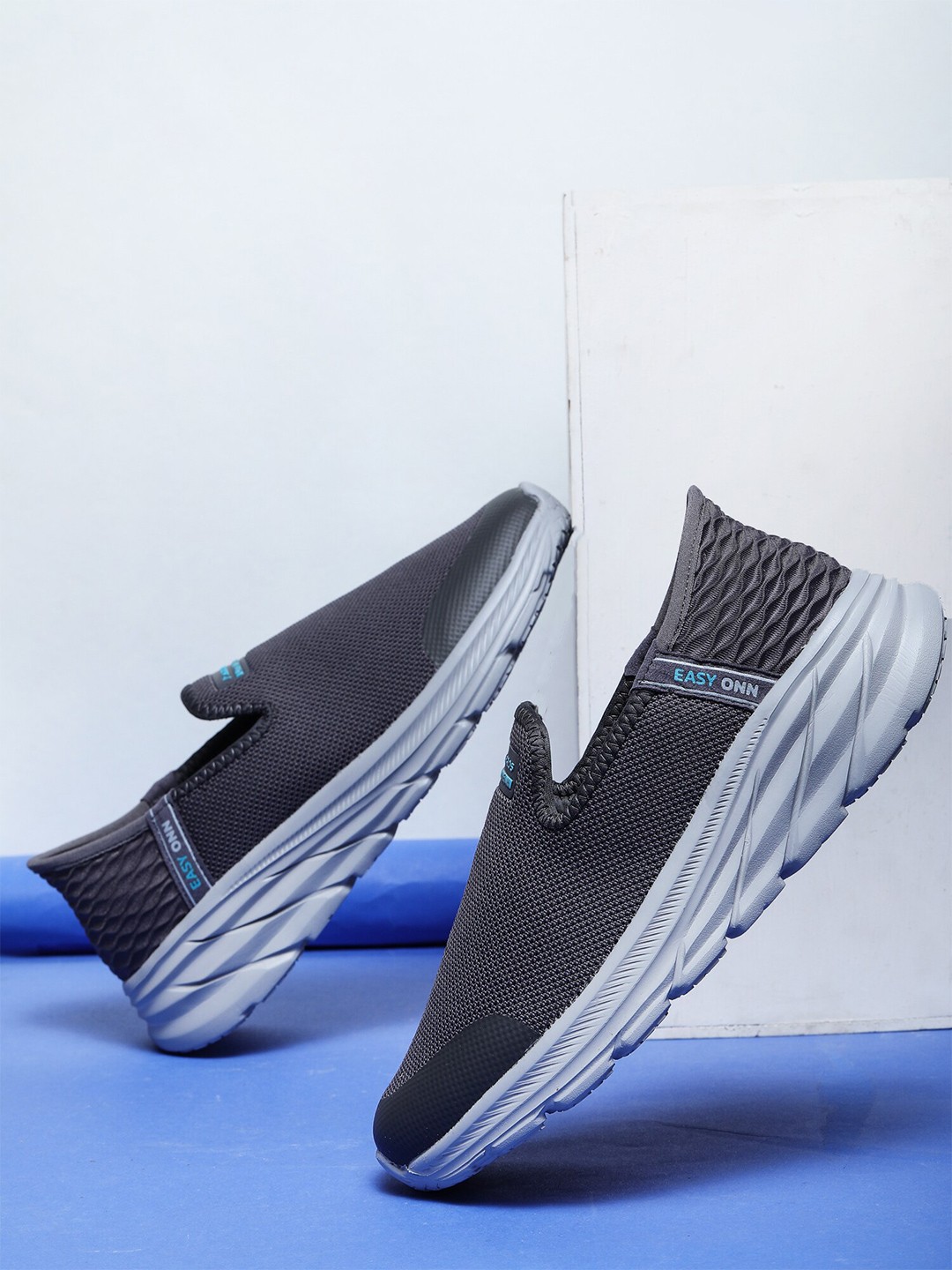 

ABROS Men Easy-On Walking Sports Shoes, Grey