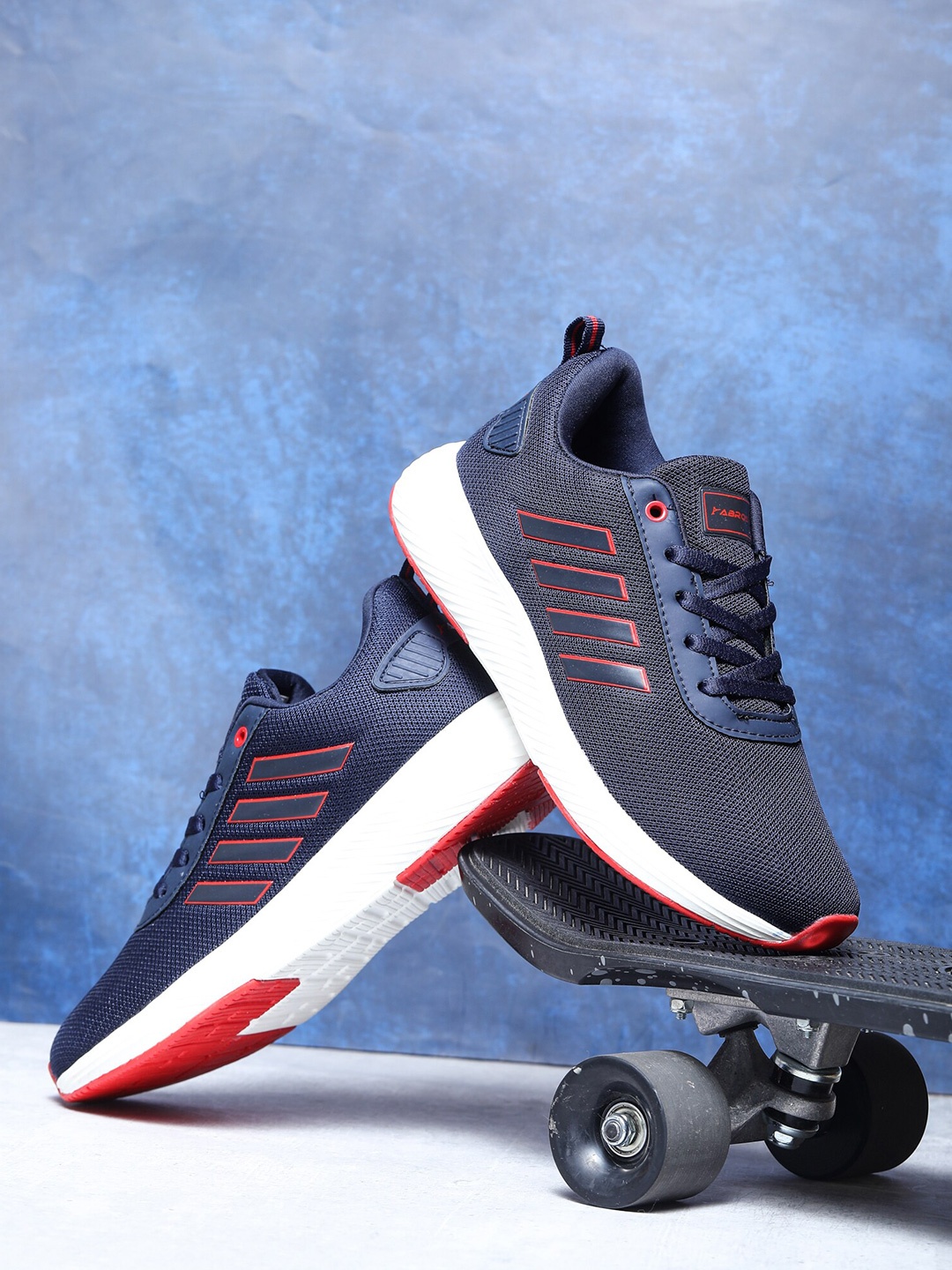 

ABROS Men Prime Pro Running Sports Shoes, Navy blue