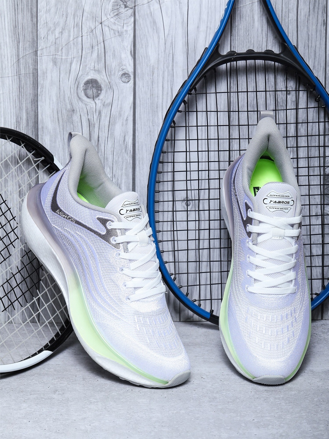 

ABROS Men Herris Hyperfuse Running Shoes, White