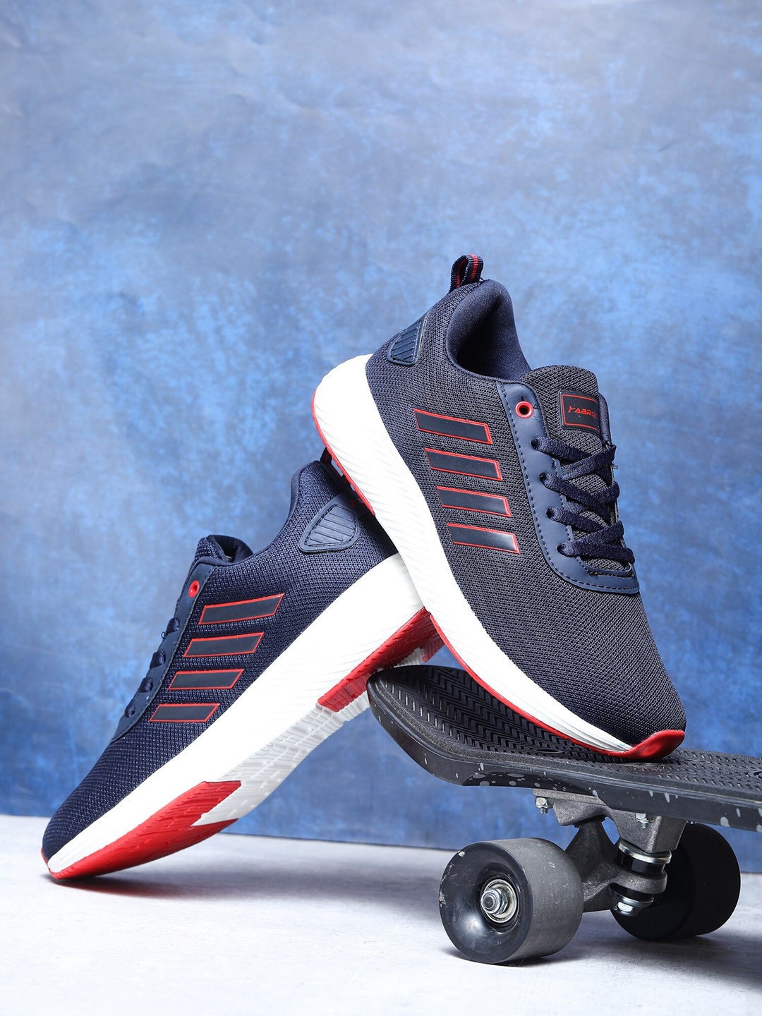 

ABROS Men Dean Mesh Running Sports Shoes, Navy blue