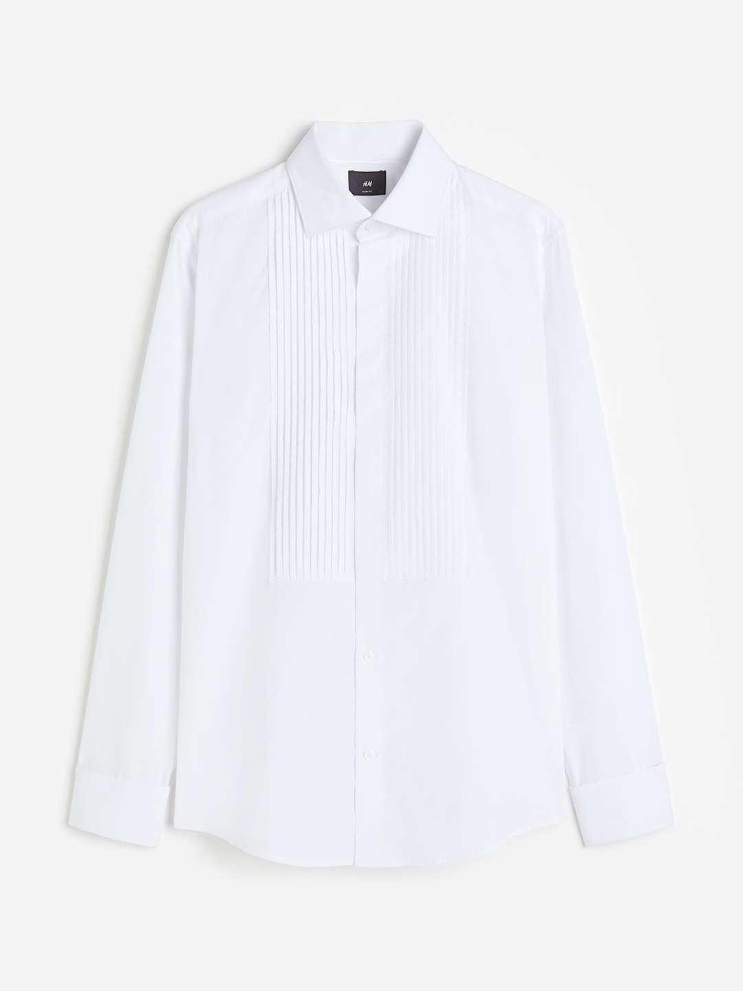 

H&M Slim Fit Tuxedo Shirt, White