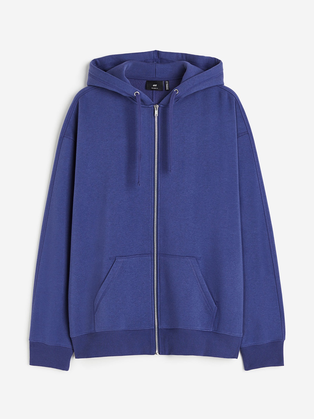 

H&M THERMOLITE Relaxed Fit Zip-Through Hoodie, Blue