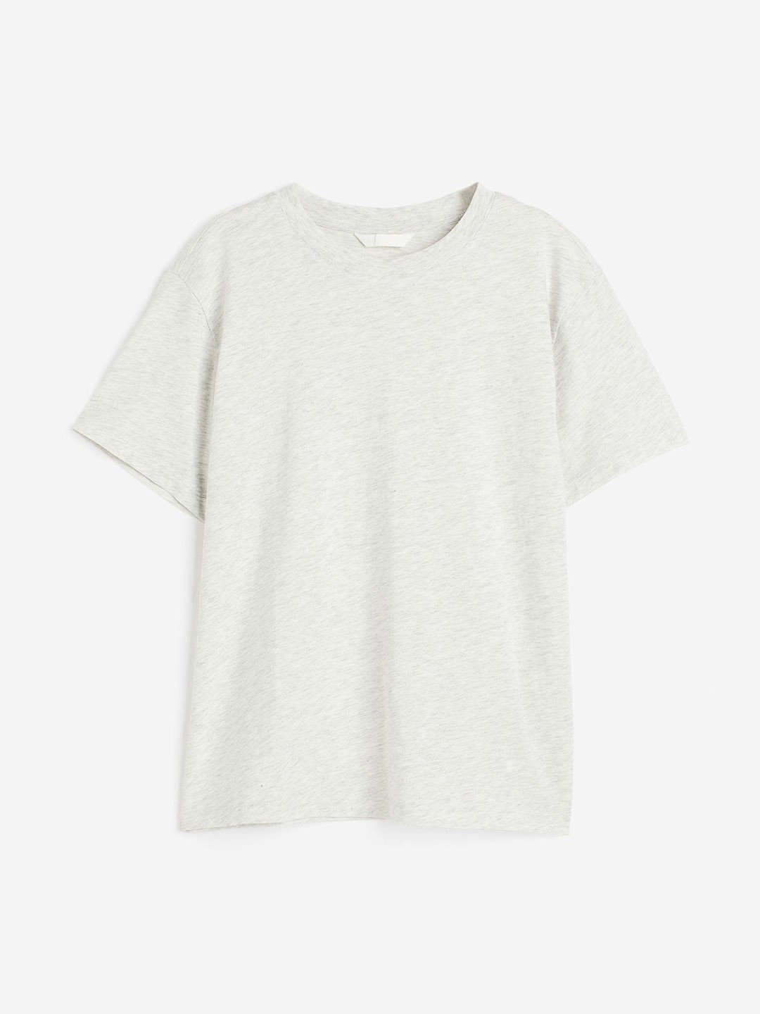 

H&M Women Pure Cotton T-Shirt, Grey
