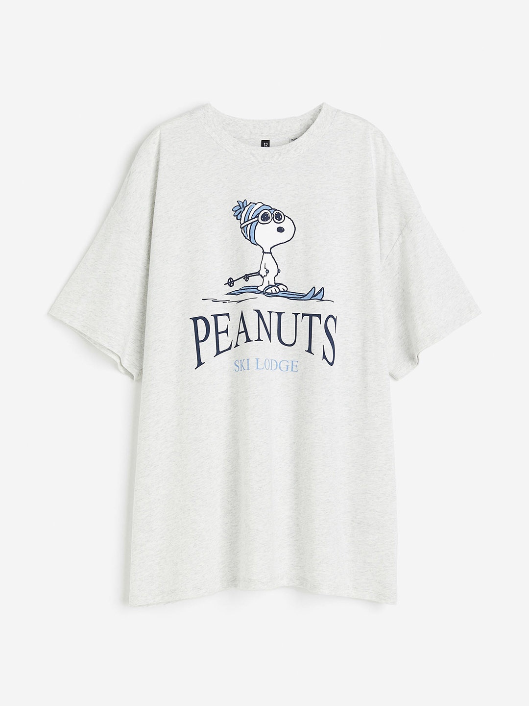 

H&M Oversized Printed T-shirt, Grey