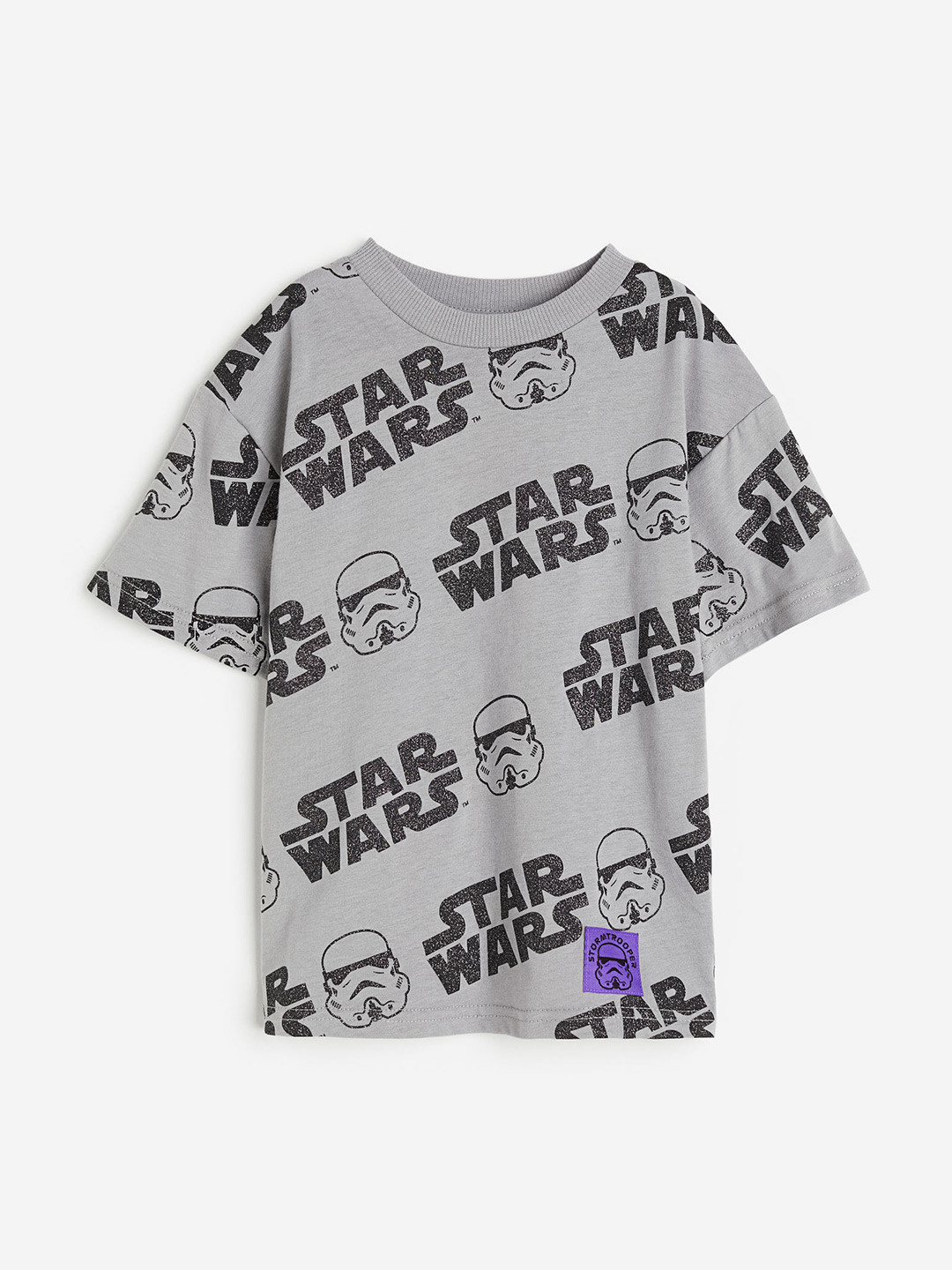 

H&M Boys Patterned T-shirt, Grey