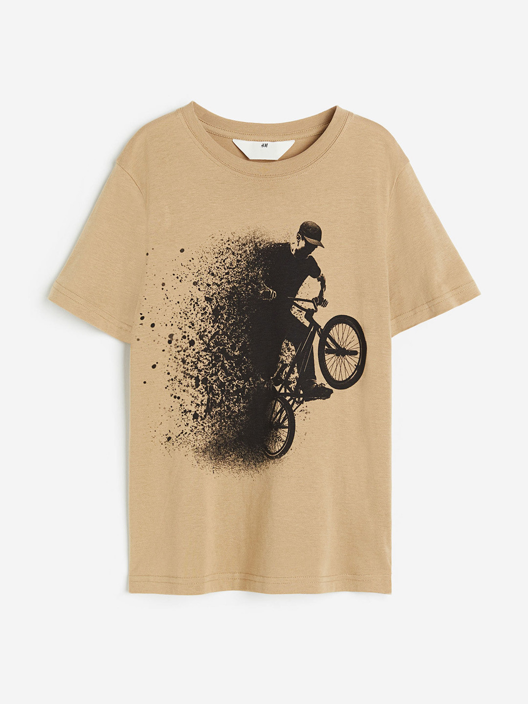 

H&M Boys Printed T-shirt, Beige