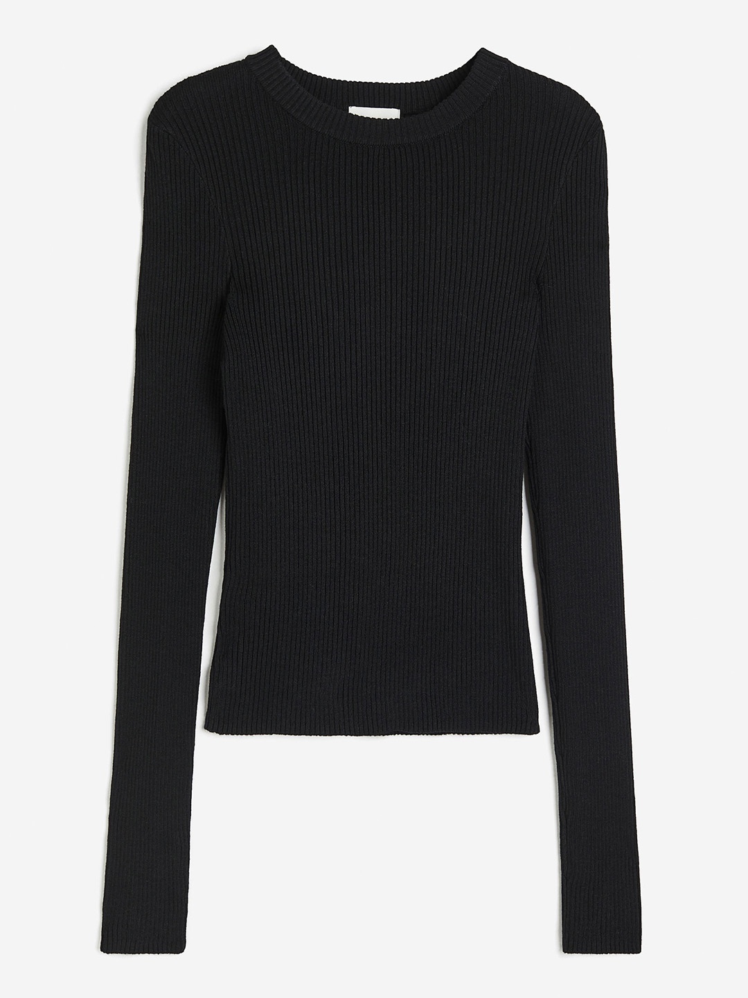 

H&M Women Rib-Knit Top, Black