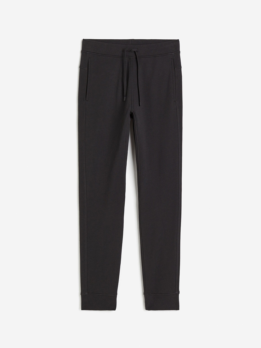 

H&M Men Sports Cotton Joggers, Black