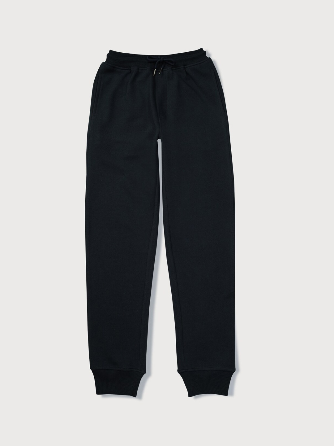 

Gini and Jony Boys Cotton Mid-Rise Relaxed-Fit Joggers, Navy blue