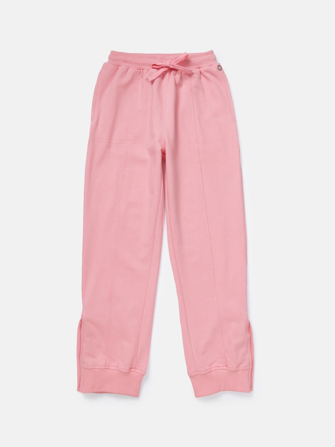 

Gini and Jony Girls Cotton Mid-Rise Relaxed-Fit Joggers, Pink