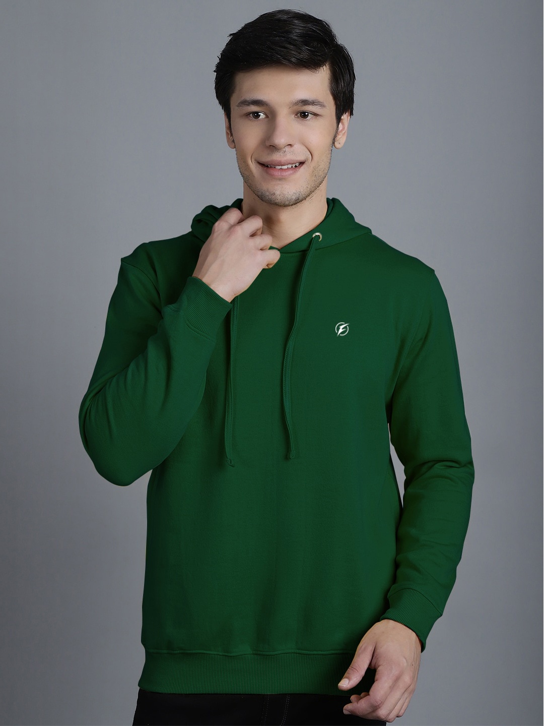 

Friskers Hooded Fleece Pullover, Green