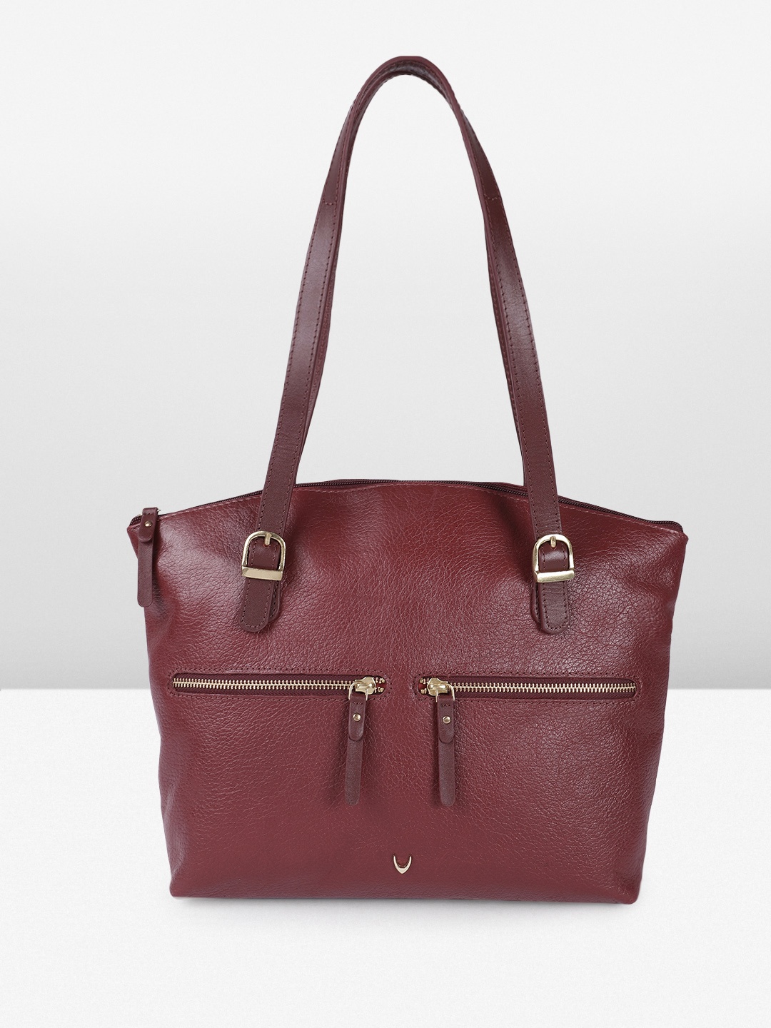 

Hidesign Leather Structured Shoulder Bag, Burgundy