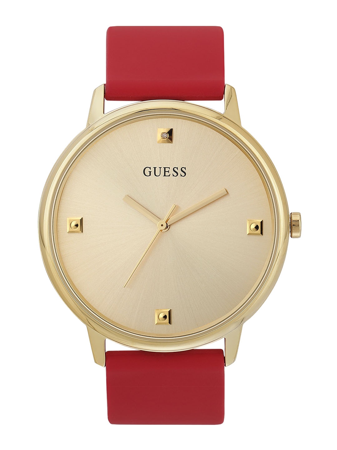 

GUESS Women Water Resistance Analogue Watch U1361L5M, Gold
