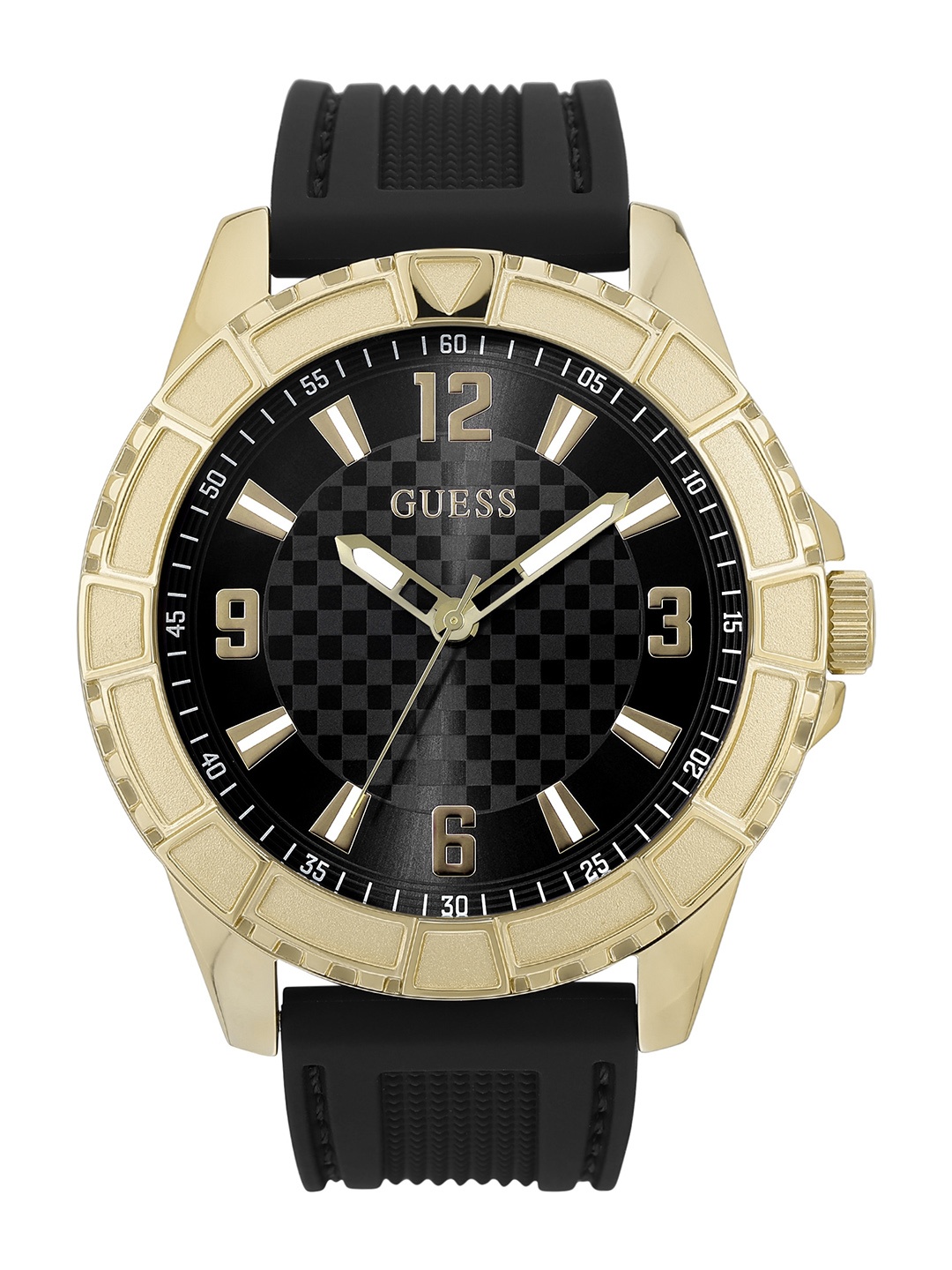 

GUESS Men Water Resistance Analogue Watch U1364G1M, Black