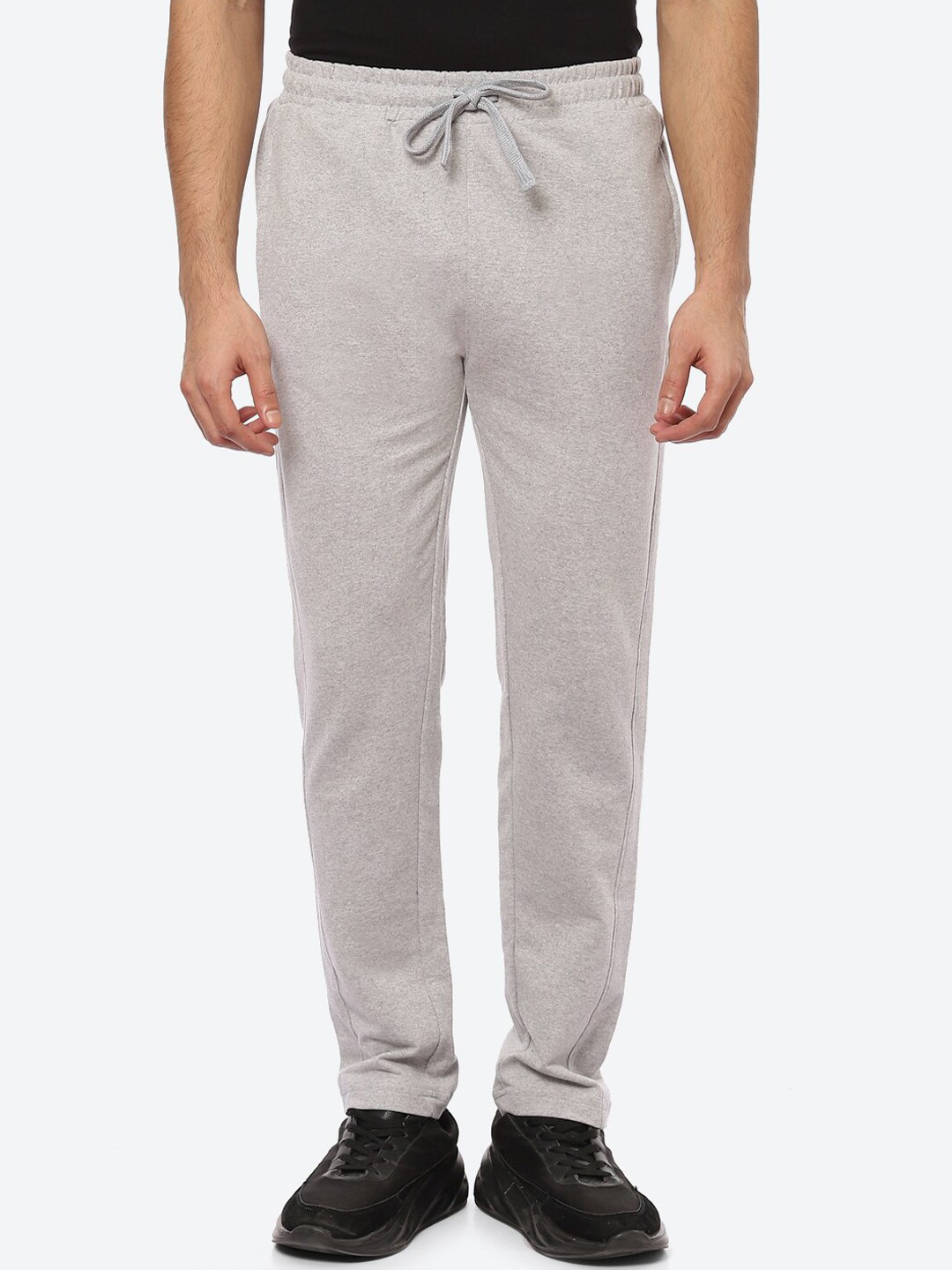 

2Bme Men Cotton Track Pants, Grey