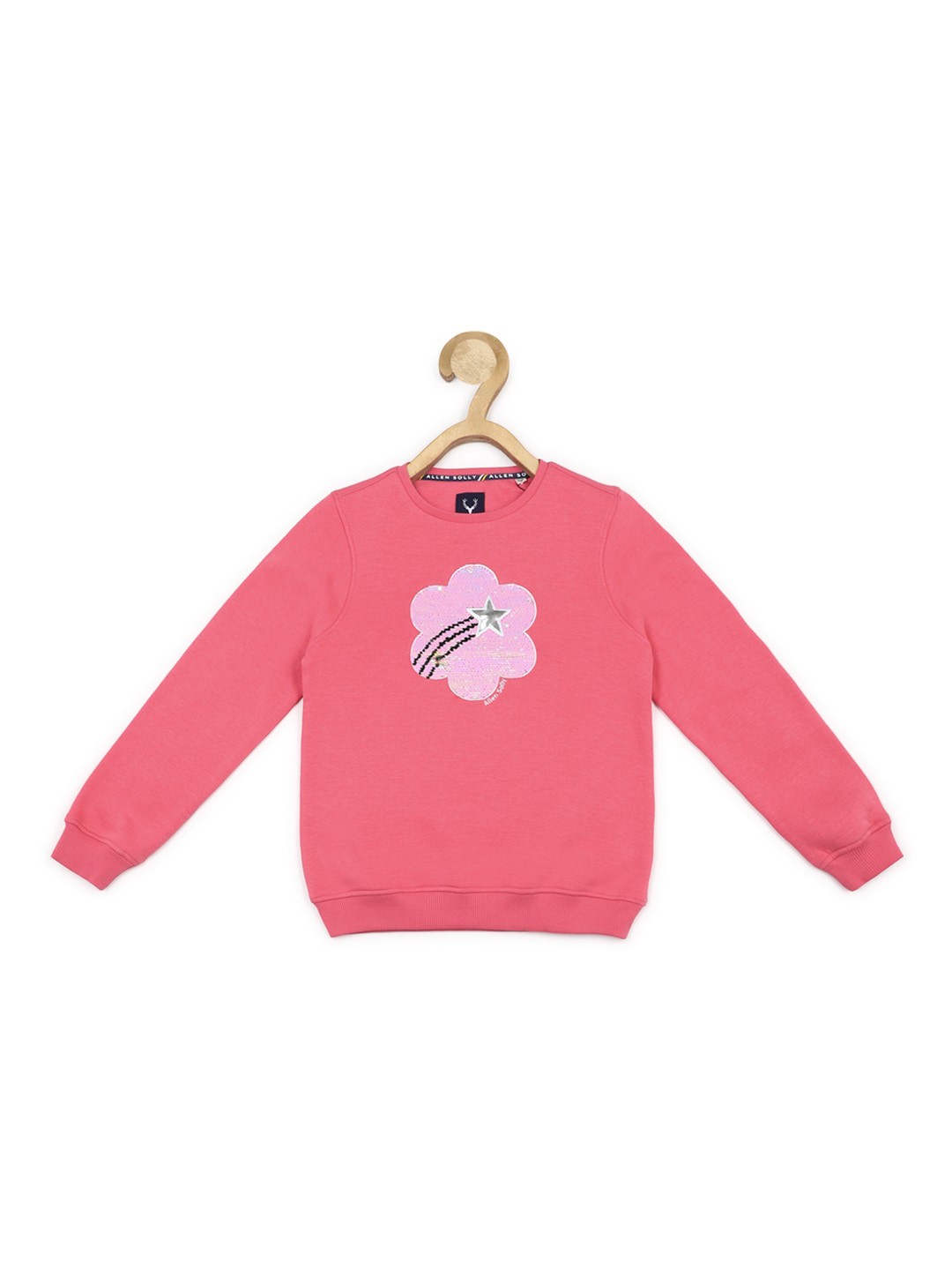 

Allen Solly Junior Girls Embellished Sweatshirt, Pink