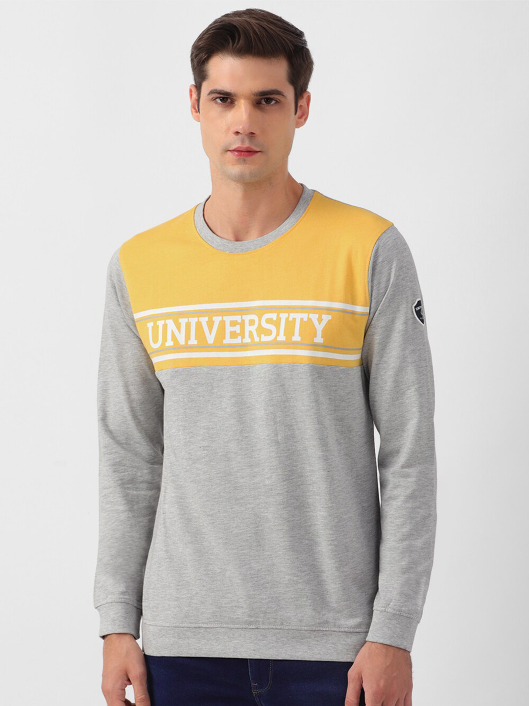 

PETER ENGLAND UNIVERSITY Typography Printed Sweatshirt, Grey