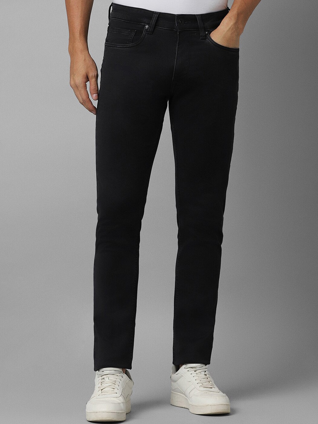 

Louis Philippe Jeans Men Slim Fit Stretchable Jeans, Black