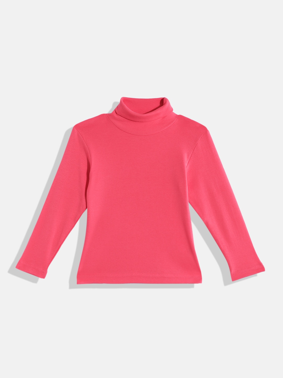 

FEMEA Girls Solid Cotton Top, Fuchsia