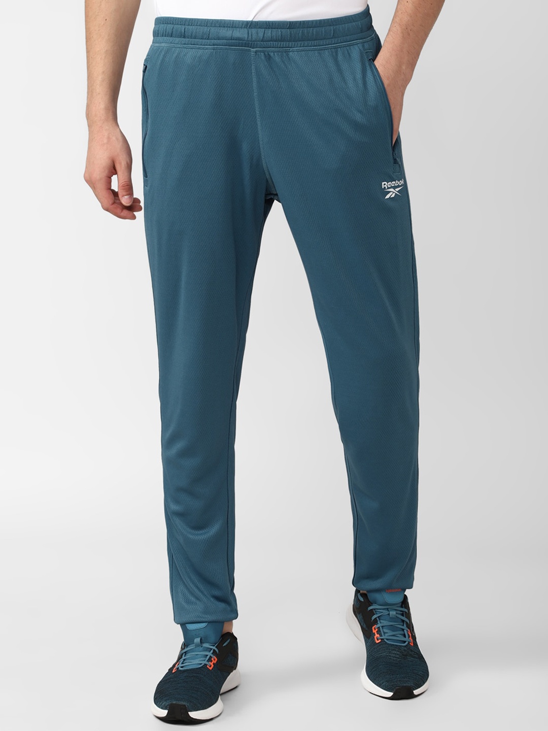 

Reebok Prime Men Double Knit Comfortable Joggers, Blue