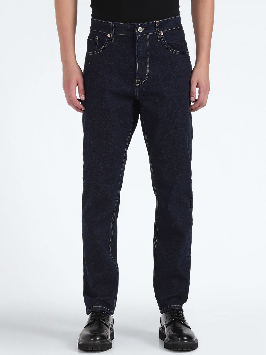 

Flying Machine Men Tapered Fit Stretchable Jeans, Blue