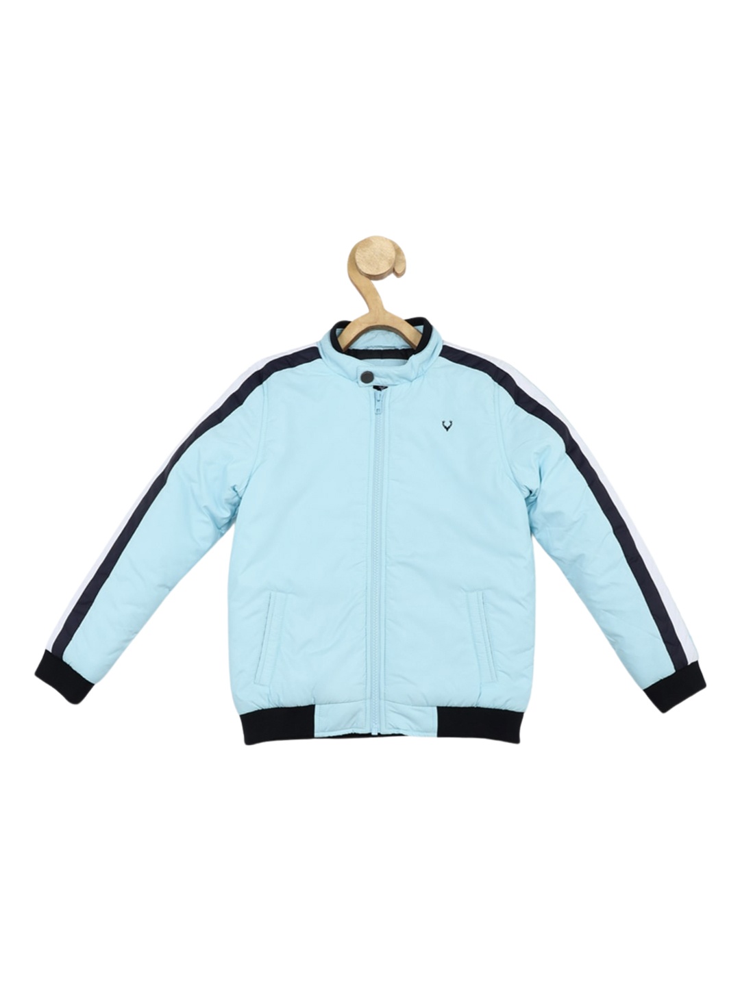 

Allen Solly Junior Boys Colourblocked Bomber Jacket, Blue