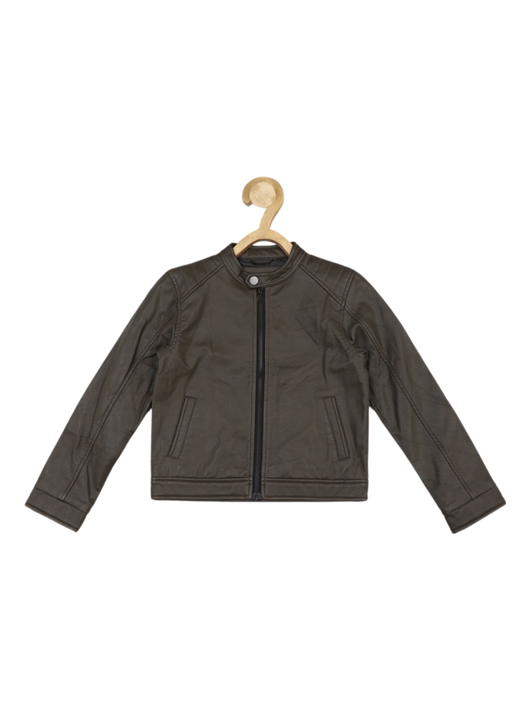 

Allen Solly Junior Boys Cotton Bomber Jacket, Brown