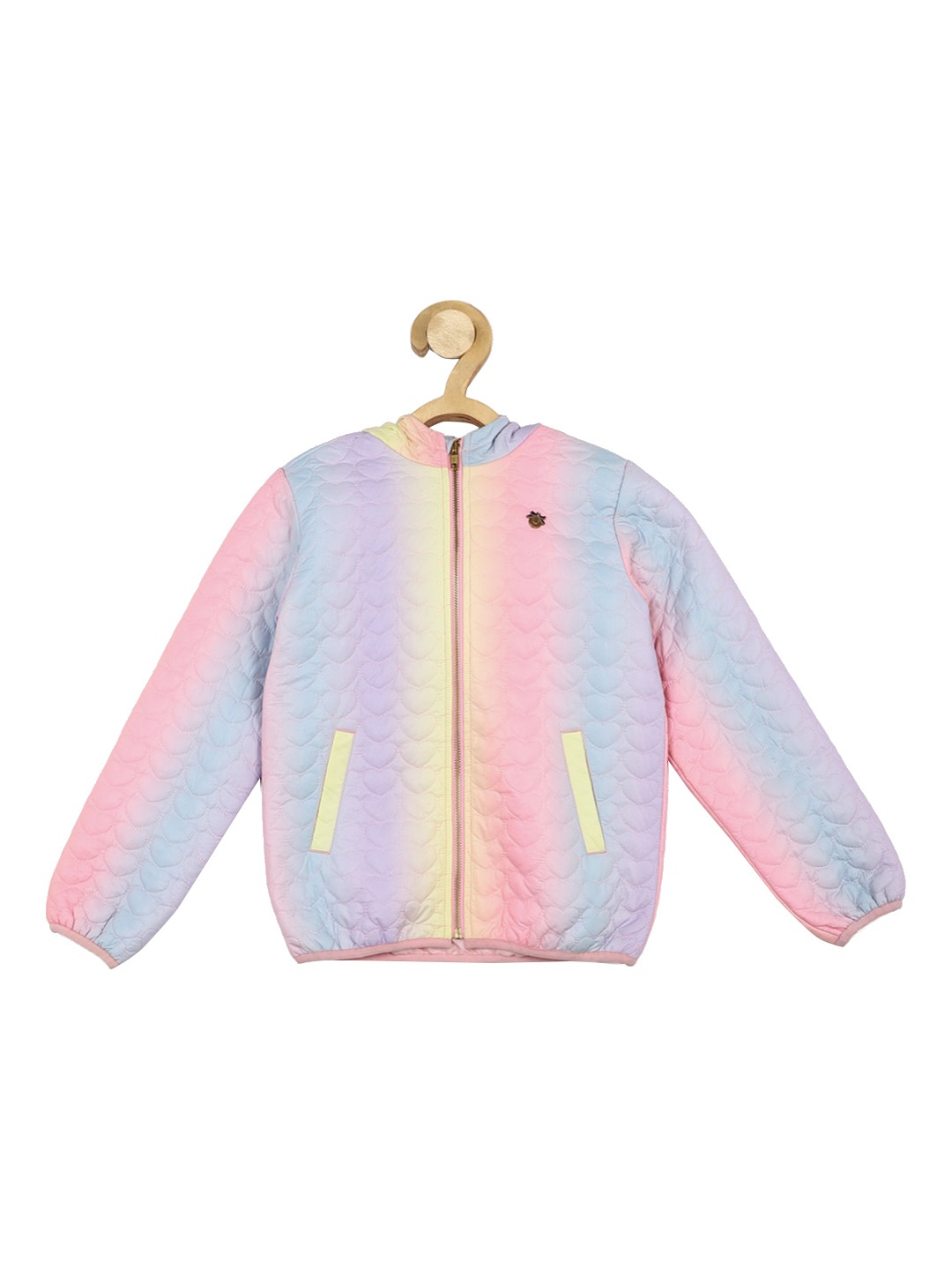 

Allen Solly Junior Girls Colourblocked Puffer Jacket, Pink