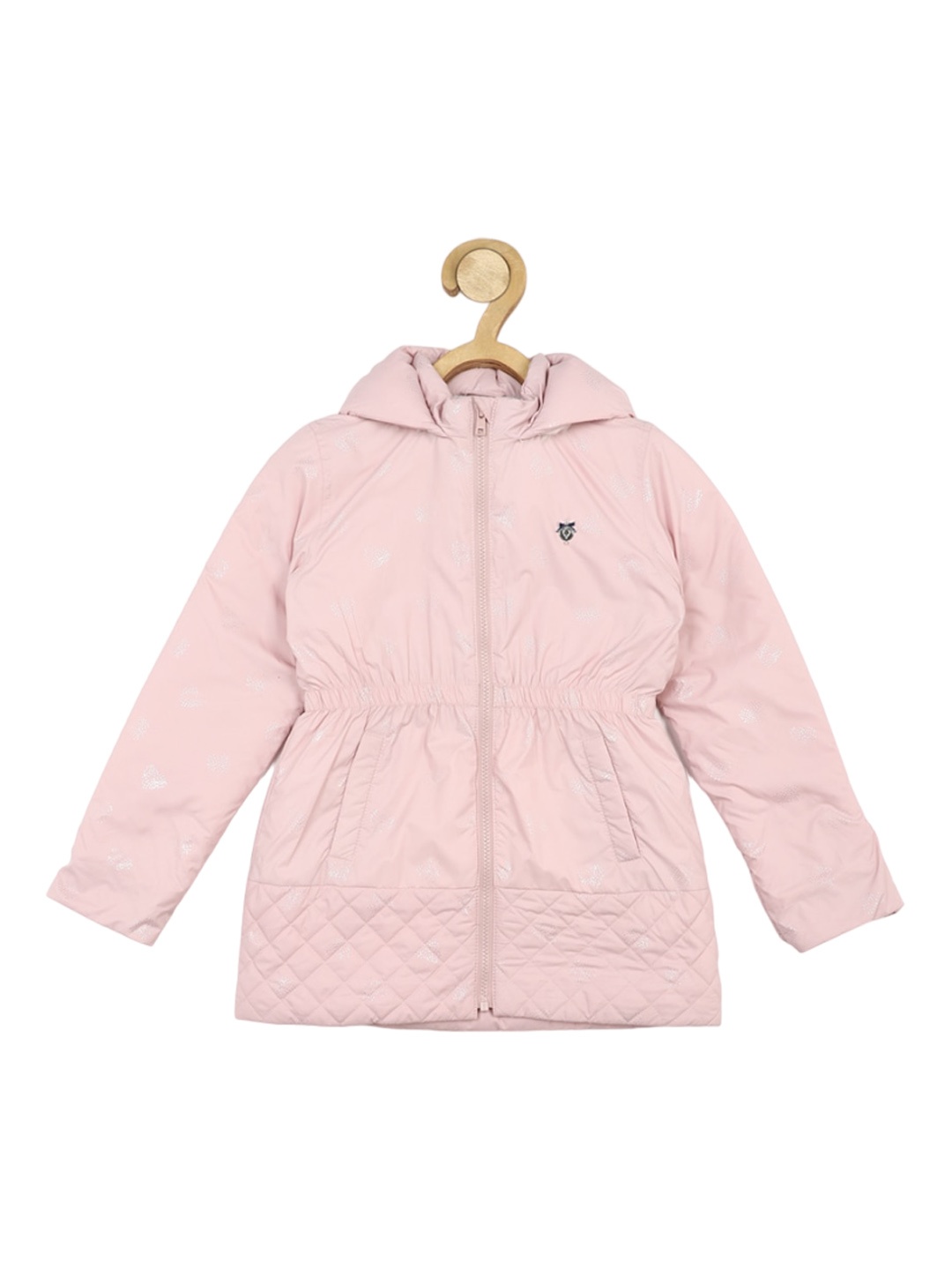 

Allen Solly Junior Girls Printed Hooded Padded Jacket, Pink