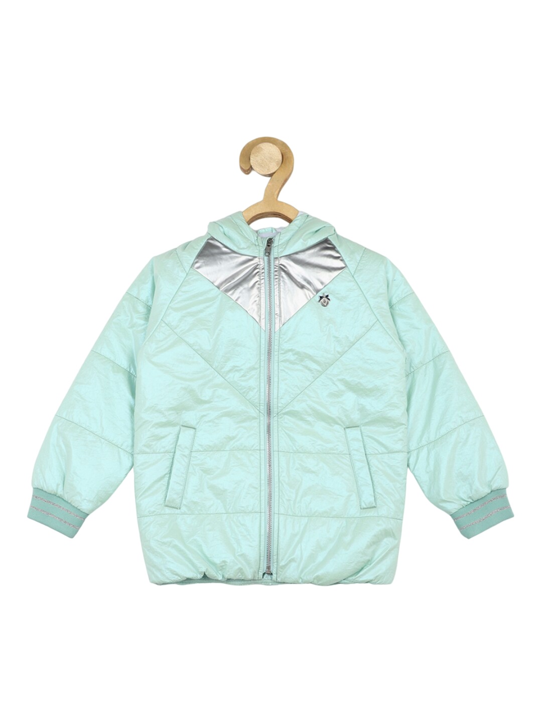 

Allen Solly Junior Girls Hooded Puffer Jacket, Blue