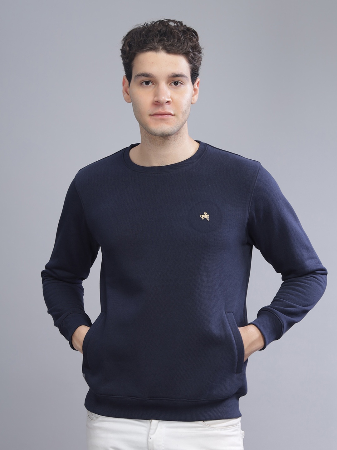 

Parcel Yard Fleece Anti Odour Pullover, Navy blue